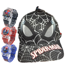 Boné e Relógio Infantil Kit Chapéu Menina Menino Personagem Disney Marvel Homem Aranha Patrulha Canina Barbie Moda Praia